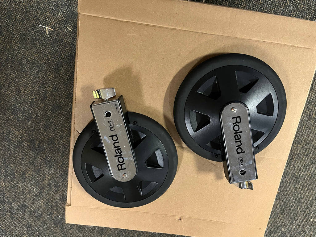 A Pair of Used Roland PD-8 Pads – The Drum Shop