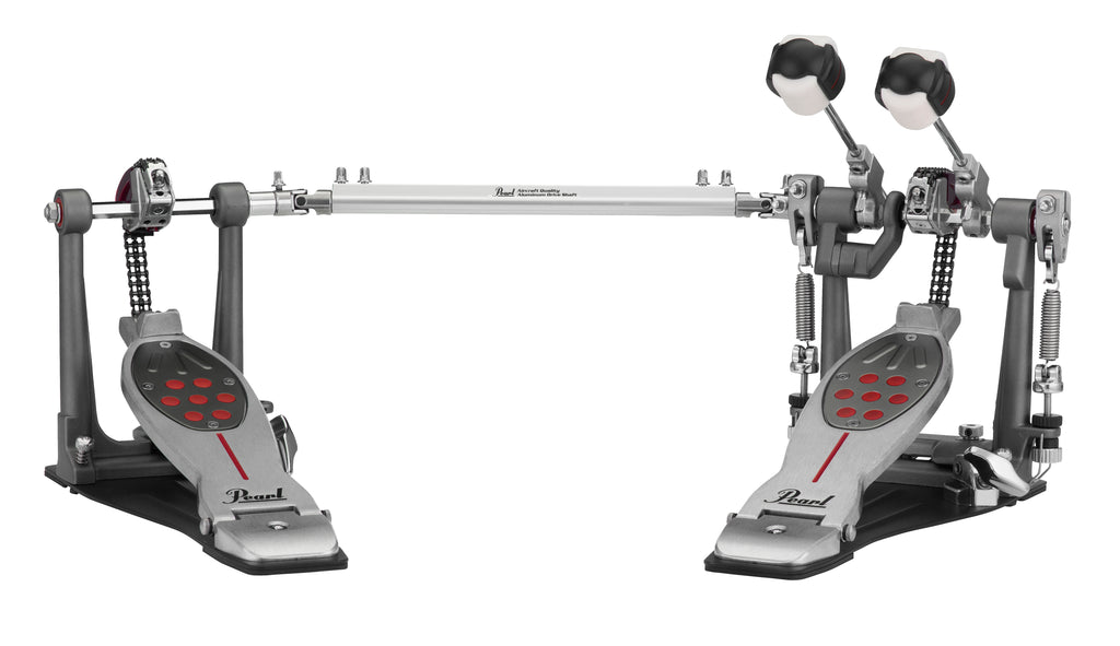 pearl double bass drum pedal P2052C Eliminator Redline Chain Drive Look X-Track Race Clipless RGroup_sequenceotglbf Color:Drift friction bearings like those