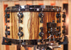Sonor 14x7.5 SQ2 Heavy Beech African Marble Veneer Semi Gloss Snare Drum