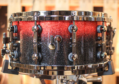 Sonor 14x7 SQ2 Vintage Beech Black Red Sparkle High Gloss Snare Drum