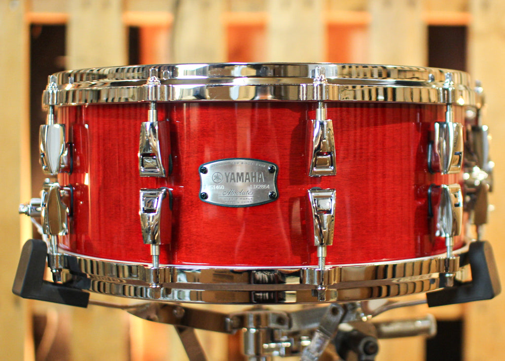 Rullante Yamaha Absolute Hybrid Maple Acero 14x6 AMS1460 JGS - Verde Giada, Nuovo Dal Giappone - Foto 4