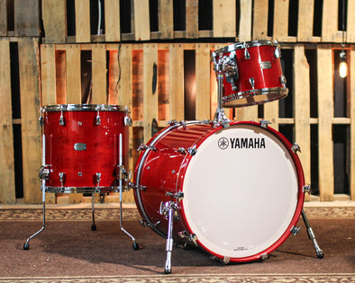 Yamaha Absolute Hybrid Maple Red Autumn Drum Set - 22x16, 12x9, 16x15