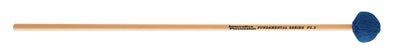 Medium Vibraphone Mallets - Blue Cord - Rattan