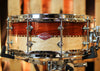 Craviotto 5.5x14 Private Reserve 10-Lug Stacked Padauk/Birdseye Lacquer w/ Walnut Inlay Snare Drum