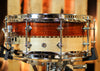 Craviotto 5.5x14 Private Reserve 10-Lug Stacked Padauk/Birdseye Lacquer w/ Walnut Inlay Snare Drum