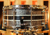 Craviotto 6.5x14 20th Anniversary Q1 Stacked Curly/Maple/Curly Lacquer w/ MOP Inlays Snare Drum