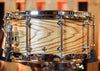 Craviotto 6.5x14 Custom Shop 10-Lug Light Burned Ash Satin Oil Snare Drum