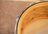 Craviotto 6.5x14 Custom Shop 10-Lug Light Burned Ash Satin Oil Snare Drum
