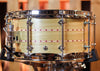 Craviotto 6.5x14 Custom Shop 10-Lug Poplar Satin Oil w/ Double Red Inlay Snare Dru