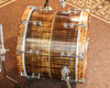 Craviotto Private Reserve Curly Maple Burned Satin Oil Drum Set - 18,12,14