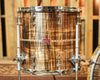 Craviotto Private Reserve Curly Maple Burned Satin Oil Drum Set - 18,12,14