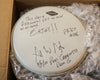 Craviotto Private Reserve Curly Maple Burned Satin Oil Drum Set - 18,12,14