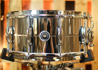 Gretsch 6.5x14 Brooklyn Chrome over Brass Snare Drum