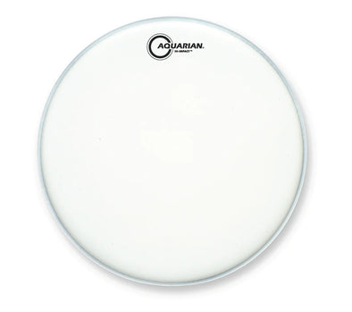 Aquarian Hi-Impact Coated White Batter Head - 13" - HIP13W