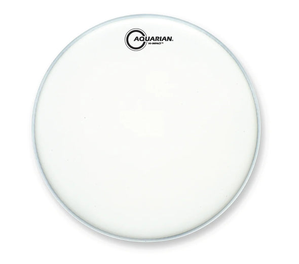 Aquarian Hi-Impact Coated White Batter Head - 13" - HIP13W