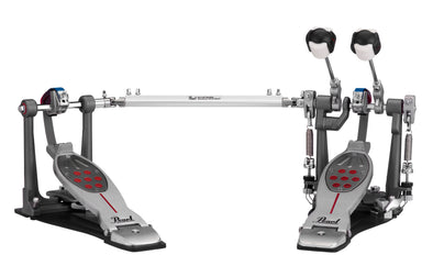 double bass pedal electronic drums Pearl P-2052B Eliminator Redline Belt Drive Double Bass Drum Pedal – The Drum Shop