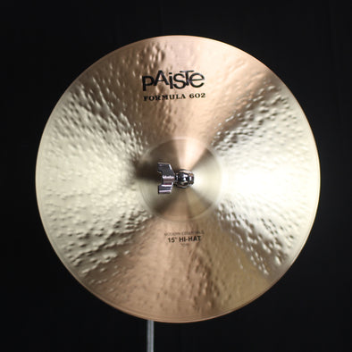 Paiste 15" Formula 602 Modern Essentials Hi Hats - 1052g/1304g