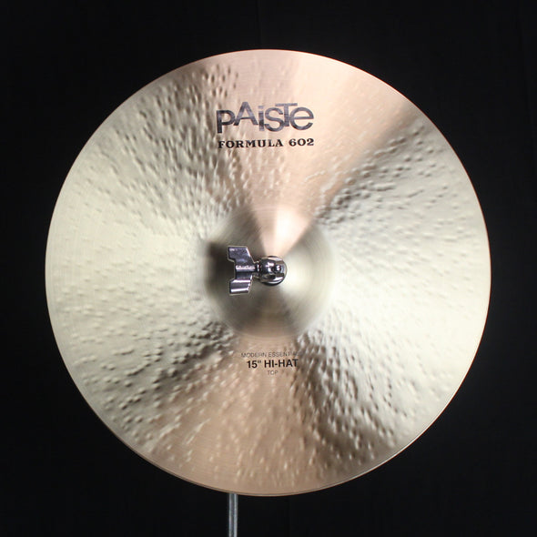 Paiste 15" Formula 602 Modern Essentials Hi Hats - 1069g/1338g