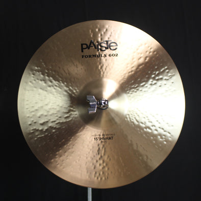 Paiste 15" Formula 602 Modern Essentials Hi Hats - 1083g/1355g