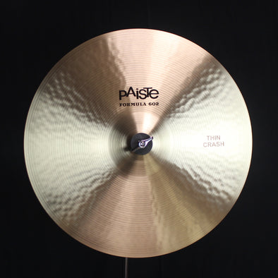 Paiste 16" Formula 602 Classic Thin Crash - 982g