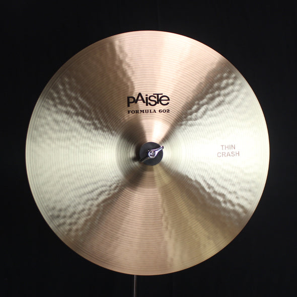 Paiste 16" Formula 602 Classic Thin Crash - 982g