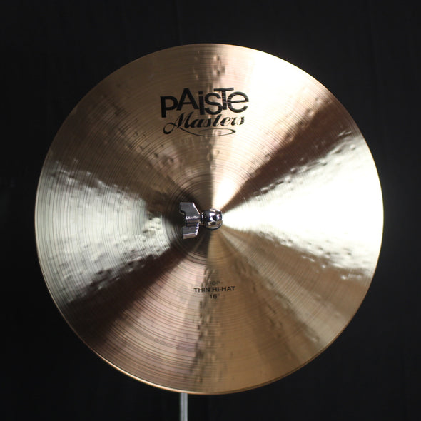 Paiste 16" Masters Thin Hi Hats - 941g/1188g