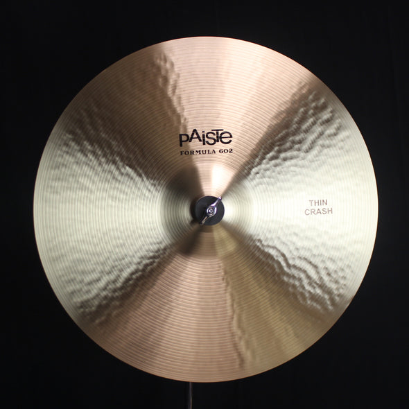 Paiste 18" Formula 602 Classic Thin Crash - 1342g