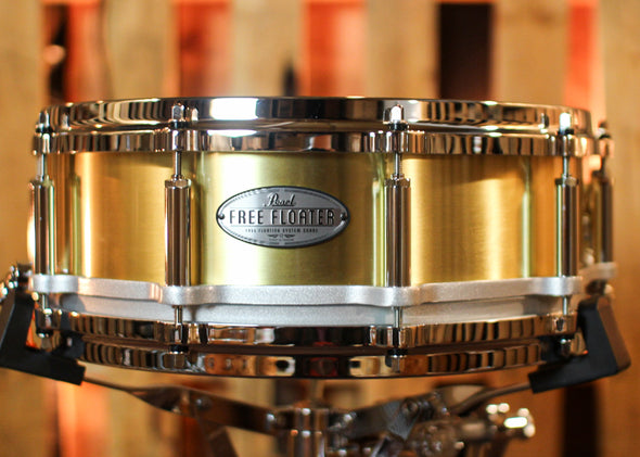 Pearl 14x5 Free Floating Brass Snare Drum