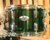 Pearl Crystal Beat Emerald Glass Acrylic Drum Set - 22x16,10x7,12x8,16x15
