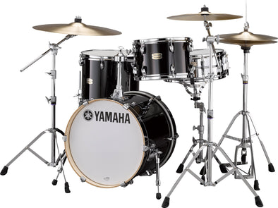Yamaha Stage Custom Birch Raven Black Bop Drum Set - 18x14,12x8,14x13
