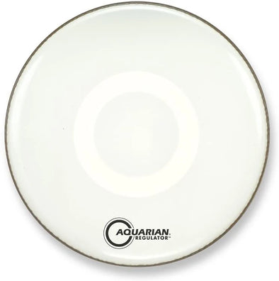 Aquarian Regulator Gloss White Bass Resonant Head No Port - 20" - RF20WH