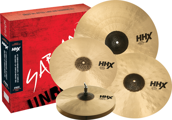 Sabian HHX Complex Promotional Cymbal Set - 14/16/18/20 - 15005XCNP