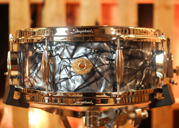 Slingerland 5.5x14 Radio King Artist Black Diamond Pearl Snare Drum