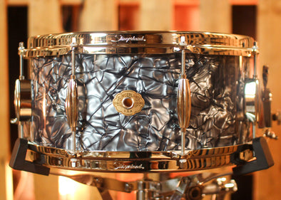Slingerland 6.5x14 Radio King Artist Black Diamond Pearl Snare Drum