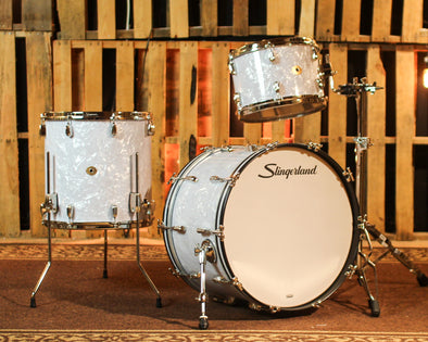 Slingerland Radio King White Marine Pearl Drum Set - 14x22, 9x13, 16x16
