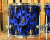 Sonor SQ2 Medium Birch Blue Tribal High Gloss Drum Set - 22,8,10,12,14,16