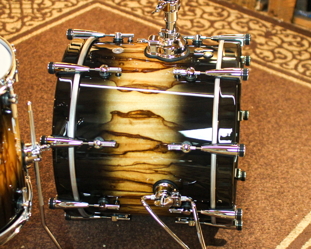 Sonor SQ2 Vintage Beech Black Burst over African Marble High Sonor SQ2 Vintage Beech Black Burst over African Marble High