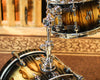 Sonor SQ2 Vintage Beech Black Burst over African Marble High Gloss Drum Set - 18x14, 12x8, 14x14