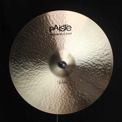 Used Paiste 22" Formula 602 Modern Essentials Ride - 3037g