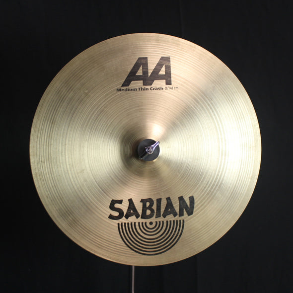 Used Sabian 16" AA Medium Thin Crash - 1104g
