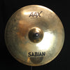 Used Sabian 21" AAX Raw Bell Dry Ride Brilliant - 3173g