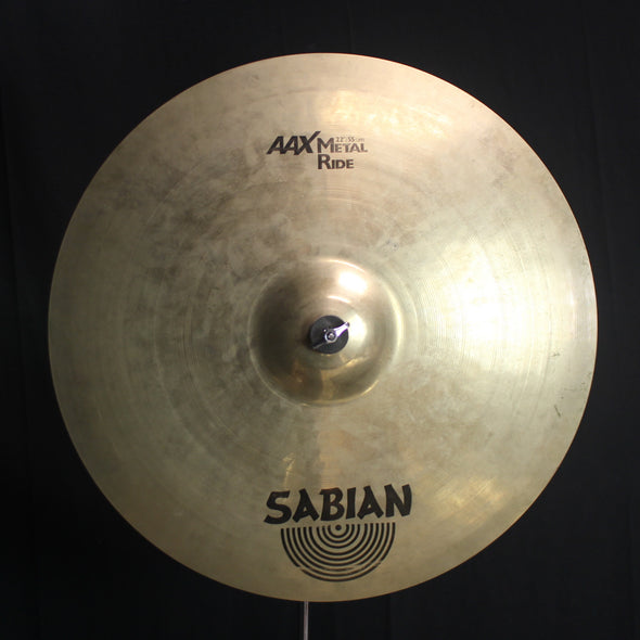 Used Sabian 22" AAX Metal Ride Brilliant - 3947g