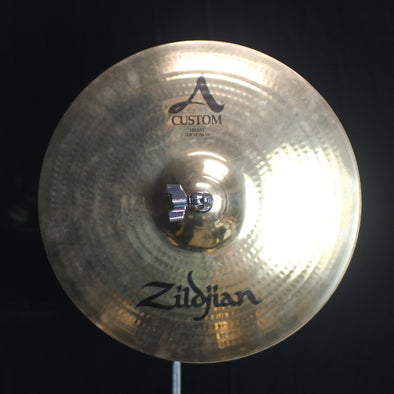 Used Zildjian 14" A Custom Hi Hats - 1024g/1245g