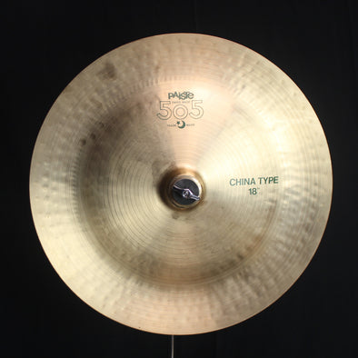 Vintage Paiste 18" 1980's 505 Green Label China - 1203g