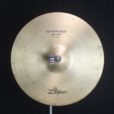 Vintage Zildjian 14" 1980's Pre-Serial A New Beat Hi Hats - 1042g/1424g