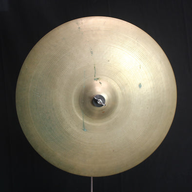Vintage Zildjian 20" 1950's Small Stamp A Ride - 2082g