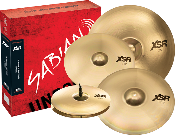 Sabian XSR Performance Cymbal Set w/ FREE 18 - 14/16/18/20 - XSR5005GB