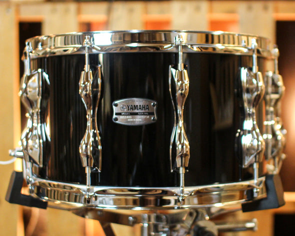 Yamaha 14x8 Recording Custom Solid Black Snare Drum