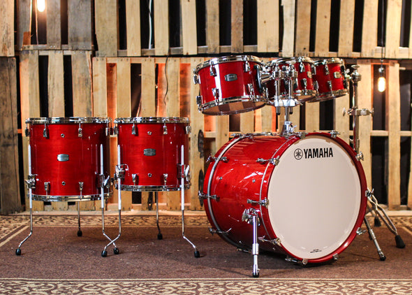 Yamaha Absolute Hybrid Maple Red Autumn Drum Set - 22,8,10,12,14,16