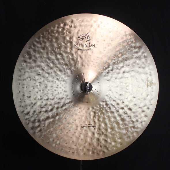 Zildjian 22" K Constantinople Thin Overhammered Ride- 2166g